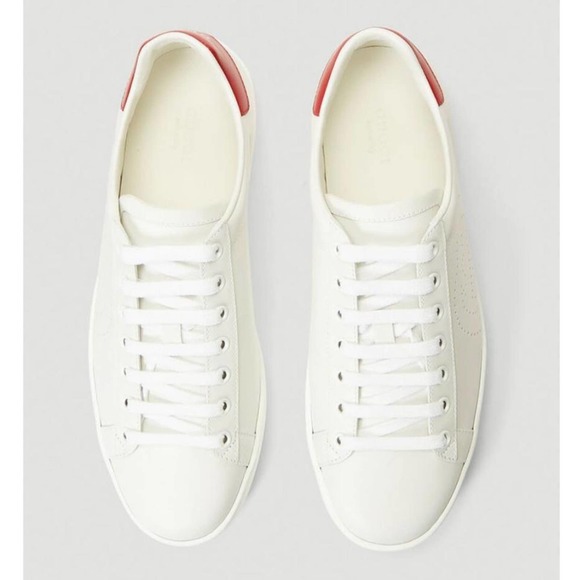 GUCCI Ace sneakers with interlocking G logo perforated - Picture 4 of 5